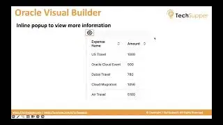 Use Inline Popup in Oracle Visual Builder