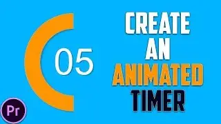 Add an ANIMATED TIMER AND COUNTDOWN to your videos in Adobe premiere Pro