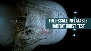 NASA Conducts 2nd Full-Scale Inflatable Habitat Burst Pressure Test