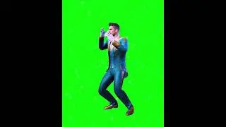 Azure warrior Emote Green Screen || Green Screen Emote || BFM SHAMS