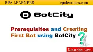 Prerequisites and Creating First Bot using BotCity | Opensource RPA | RPA in python