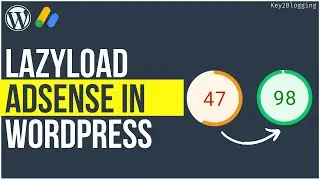 How to Lazyload AdSense In WordPress | Fix unused JavaScript Error | Speed Up WordPress