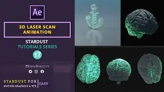 3D laser Scan Animation in After Effects