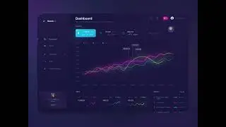 Amazing purple Dashboard animation