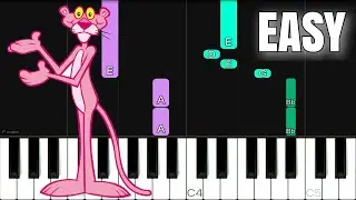 The Pink Panther Theme | EASY Piano Tutorial