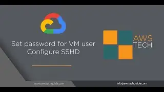 Set password for VM in Google Cloud Platform