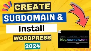 How to Create Subdomain and Install WordPress Using cPanel || Create a Subdomain + Install WordPress