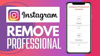 How To Remove Professional Account On Instagram