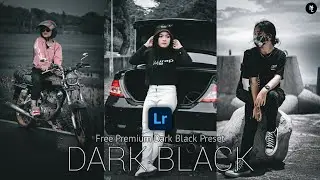 Tutorial Edit Foto Lightroom Mobile Dark Black - Preset Lightroom Free | Lightroom Tutorial