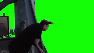 Elon Musk Watching Over SpaceX Tower - Green Screen