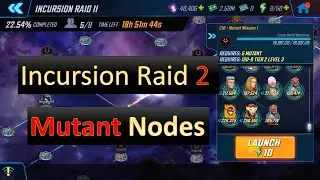 Incursion 2 | All 3 Mutant Nodes - Marvel Strike Force