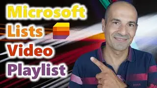 How to create a video playlist in Microsoft SharePoint Lists