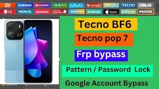 Tecno pop 7 (Tecno BF6) frp bypass / tecno bf6 frp unlock tool / tecno pop 7 gmail account bypass