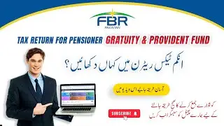 Where to Show Gratuity & Provident Fund in Your Tax Return? | Income Tax Return 2024 for Pensioner