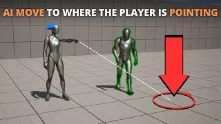 How to Tell AI to Move to Where the Player is Pointing in Unreal Engine 5