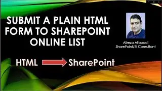 An introduction to Flow - Sending an HTML form to SharePoint online list