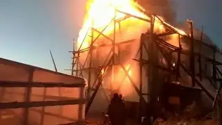 Пожар в Бурятии / Fire in Buryatia