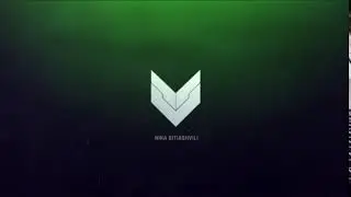 Green Glitch Logo intro After Effects