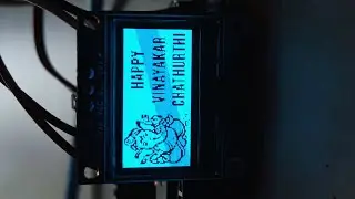 Happy Vinayakar Chathurthi with Arduino OLED #kkr #karthikeshrobotics  #vinayak_chaturthi_status