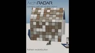 ARCHICAD Cladding BIM Object - Cladding Option Pattern A