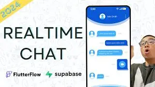 Realtime Chat in FlutterFlow and Supabase in 5 minutes