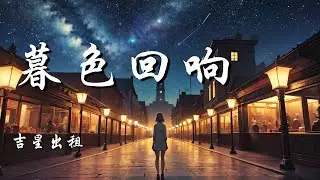 暮色回响 - 吉星出租【神啊可不可以让我感受一下 看在我们对彼此都放心不下】【动态歌词 Lyrics】【拼音歌词】【抖音歌曲】