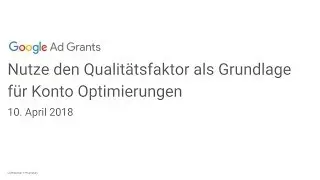 Nutze den Qualitätsfaktor als Grundlage für Konto Optimierungen