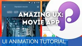 Movie App Transition • UI/UX Animations with Principle & Sketch (Tutorial)