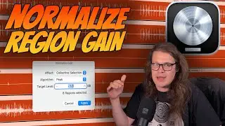 Logic Pro - How to Normalize Gain