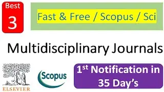 Scopus and Sci Journals | Springer and ACM Journals | Multidisciplinary Journals