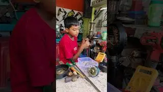 Stand Fan Bush Change Coil Repair Full Short Video...