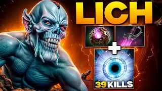 Hard Carry Lich Solo carry His Team to Win🔥🔥🔥37 Kills | Dota 2 Gameplay