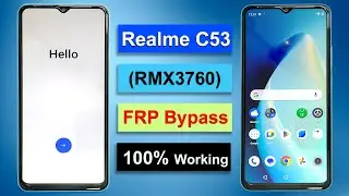 Realme C53 (RMX3762) Google Lock Bypass Android 13 | Realme C53 (RMX3760) Gmail Account Bypass |