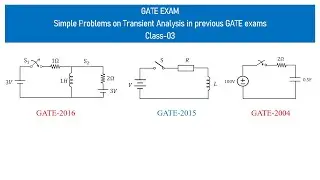How to solve previous GATE exam problems on circuits and networks?