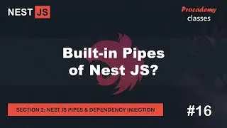 #16 Built in Pipes of Nest JS | Nest JS Pipes & Dependency Injection | A Complete Nest JS Course