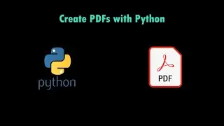 Create PDFs in Python FULL TUTORIAL