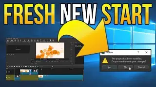 [Beginner Tutorial] Get a Clean Project in Shotcut without Restarting