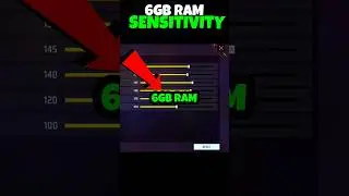 6gb ram best sensitivity in free fire | 6gb ram free fire setting | 6gb ram sensitivity in free fire