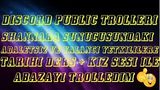 DPT [SHANNARA SUNUCUSUNUN YALANCI ADALETSİZ YETKİLİLERİNE DERS VERİP] KIZ SESİ İLE ABAZA TROLLÜYORUM