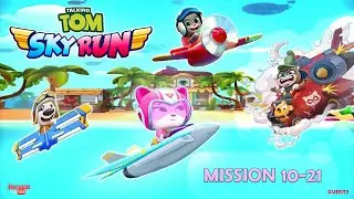 Talking Tom Sky Run: Mission 10 to 21 Walkthrough - Talking Angela