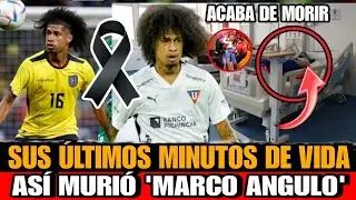 Muere Marco Angulo jugador ecuatoriano Liga de Quito, tras un accidente Asi MURIO Marco Angulo hoy