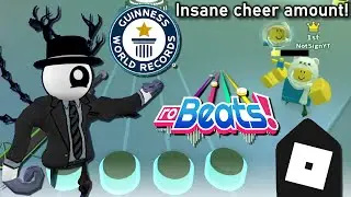 AN IMPRESSIVE CHEER AMOUNT (Roblox RoBeats) (Highest ever!)