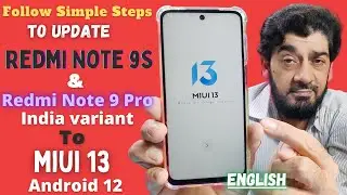 Update Redmi Note 9s To Miui 13 Android 12 English