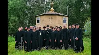 Индонезийские и филиппинские студенты в Оптине / Indonesian and philipino students at Optina pustyn