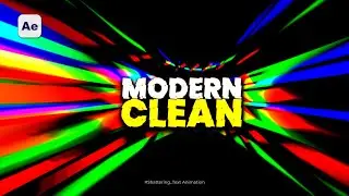Shattering Title Animation in After Effect - After Effects tutorial