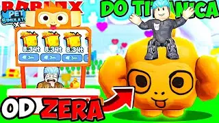 Od ZERA do Titanic Peta W Pet Simulator X! (Roblox) #1