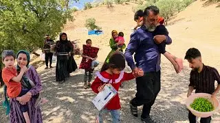 🏖A happy day for the Peren family while hiking in the Zagros Mountains and the Great Waterfall