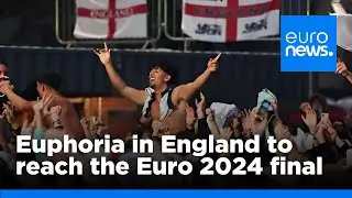 Fans celebrate as England beat Netherlands to reach Euro 2024 final | euronews 🇬🇧