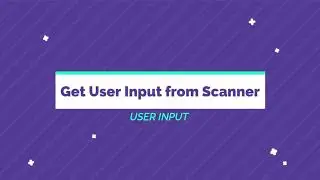 How to get user input from Scanner Java