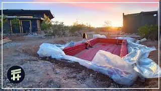 Why Hyper Adobe Earthbag is it the BEST way to build Off Grid. Dirt Cheap Water Storage Tank